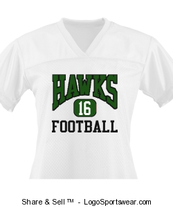 Augusta Junior Sized  Replica Football T-Shirt Design Zoom
